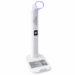 GlowGo UV/LED lampa za nokte prikazana sa strane na bijeloj pozadini